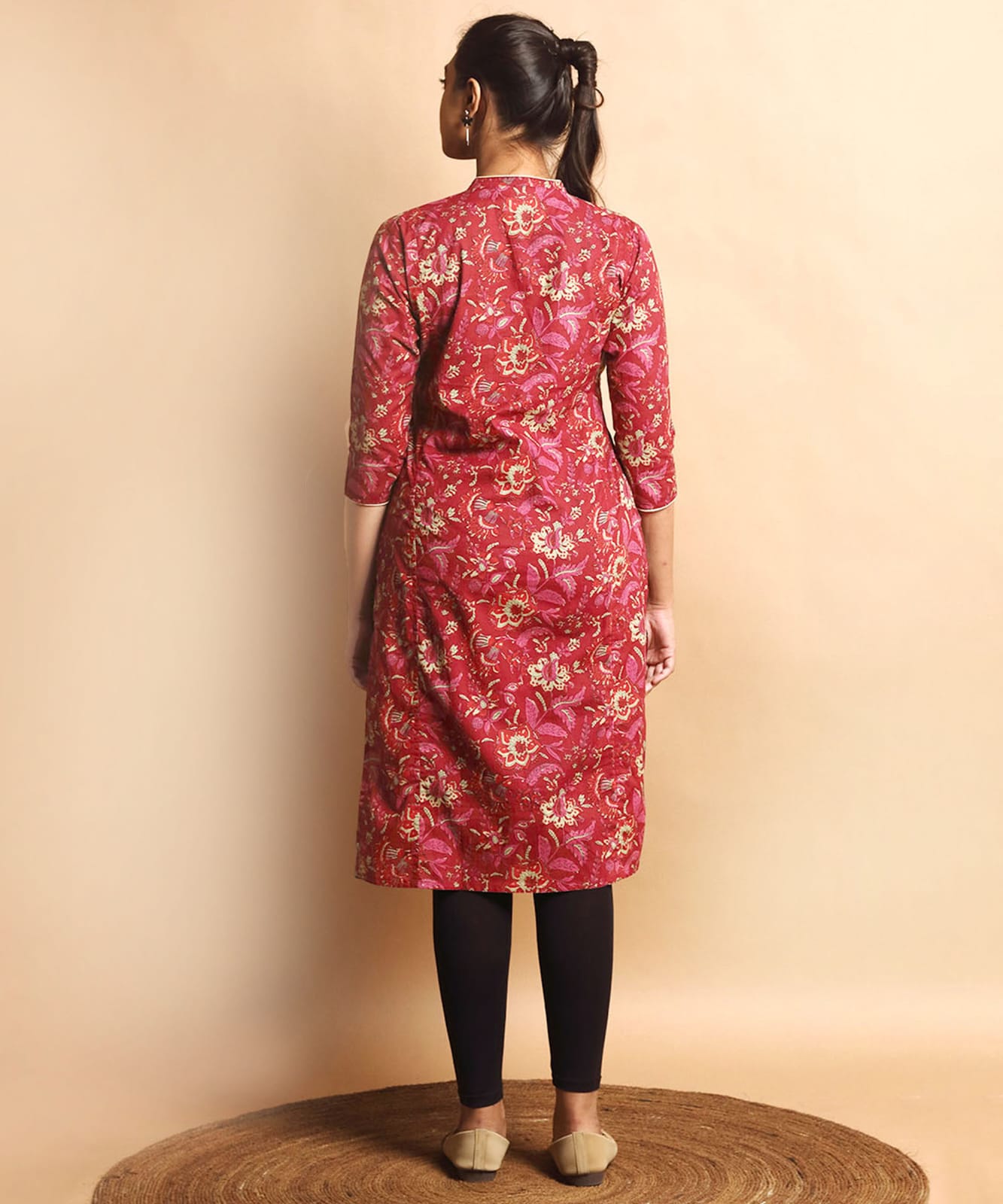 Cotton kurti Jaipuri block print design